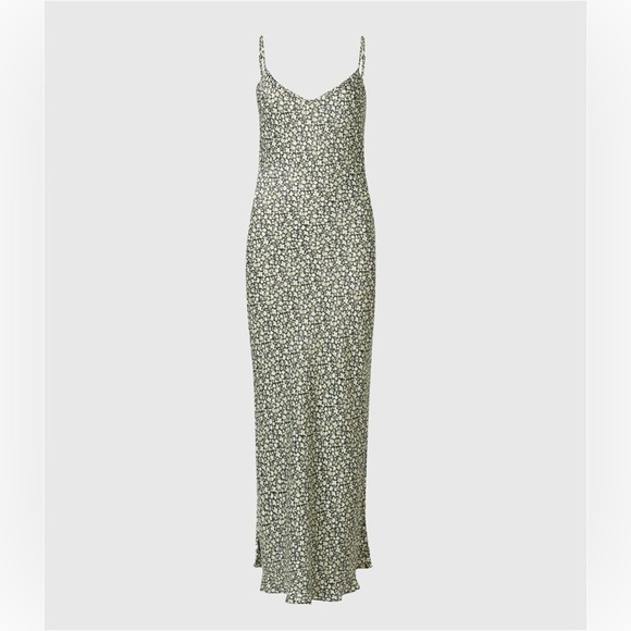 New! All Saints Bryony Ditsy Floral Print Slip Maxi Dress ✨ size 4 - Picture 5 of 9